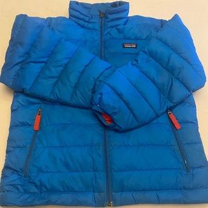 Patagonia Down Sweater Jacket - Boys Size 8 - Blue
